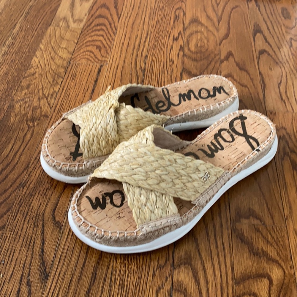 Sam Edelman straw slides